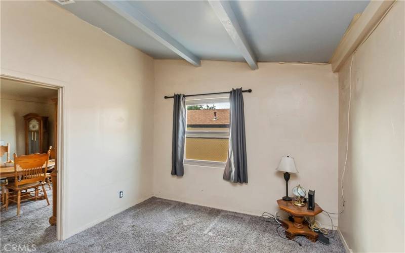 Bedroom with Window Coverings