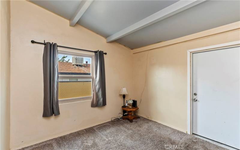 Bedroom with Window Coverings