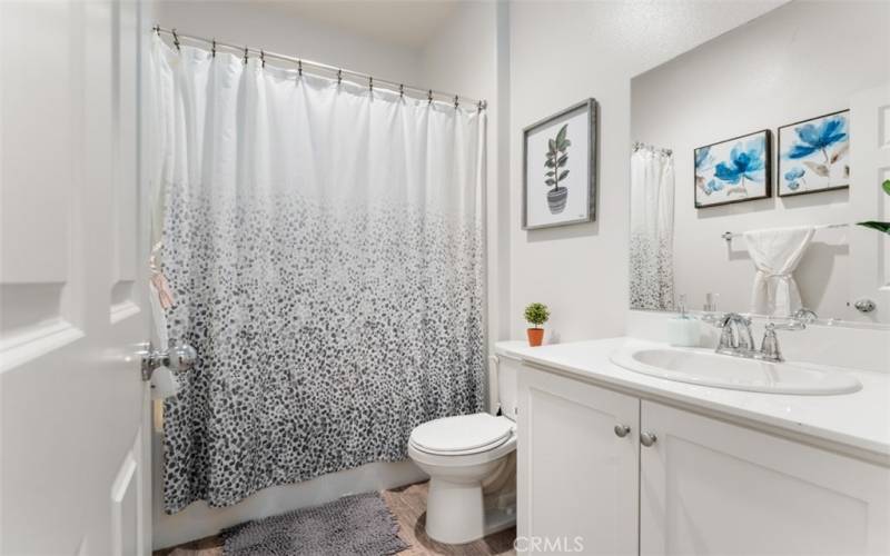 Guest Bathroom with bathtub and shower