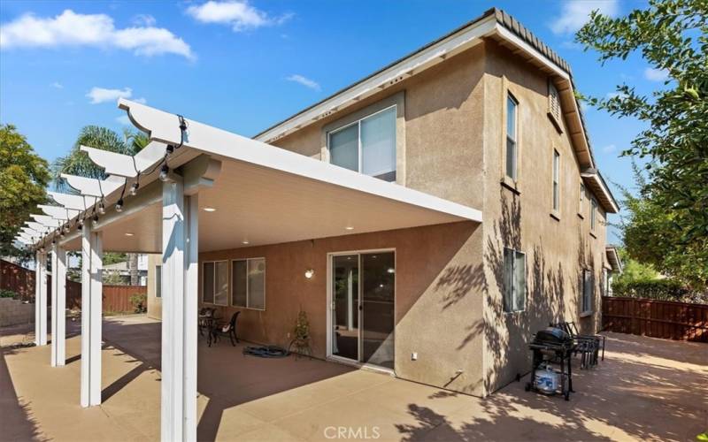 Covered patio low maintenance