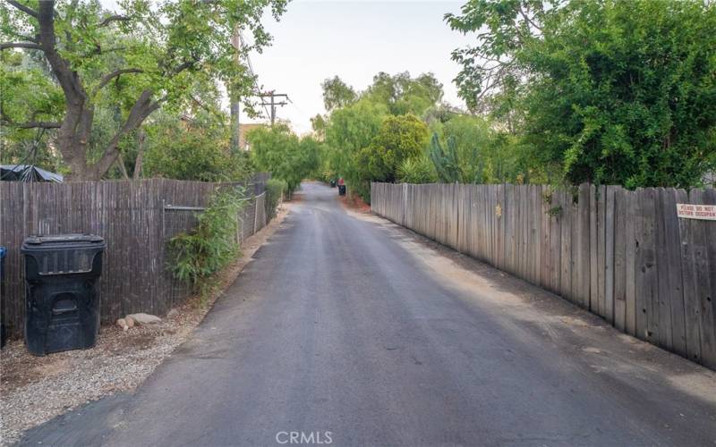 Newly paved roads