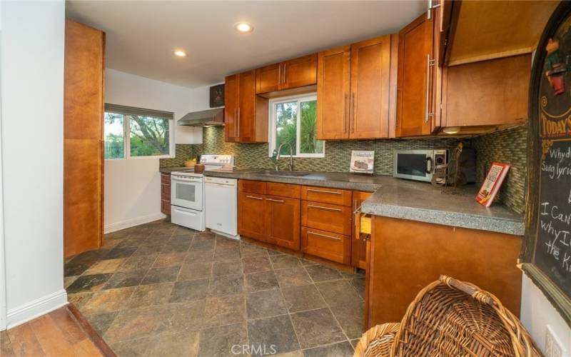 Custom Kitchen

Stone floor