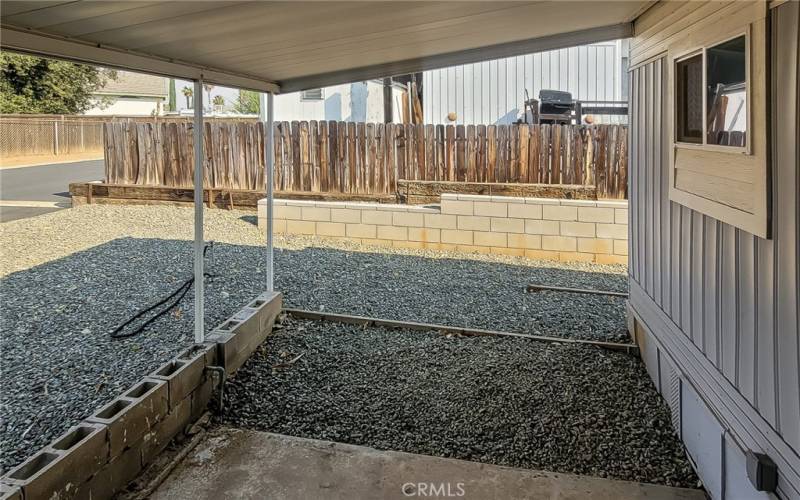 Back Patio Area