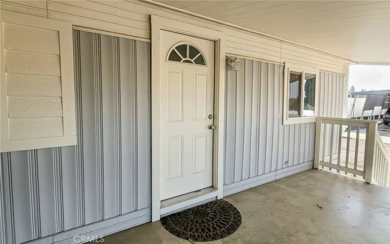 Porch to enjoy outdoor living and a covered entrance.