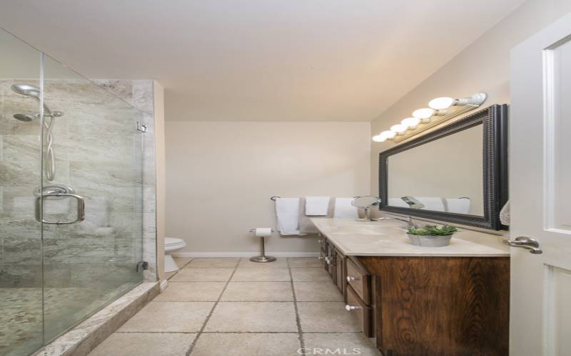 Hallway Bath with updated Shower stall