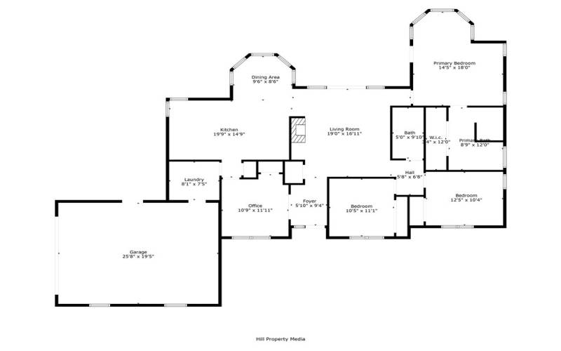 Main House Floorplan. Guest Unit above garage.