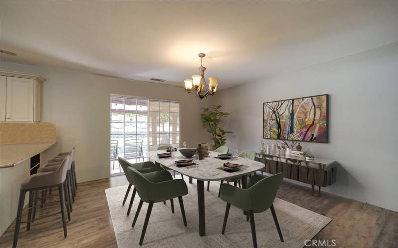 Dining Area -Virtually Staged