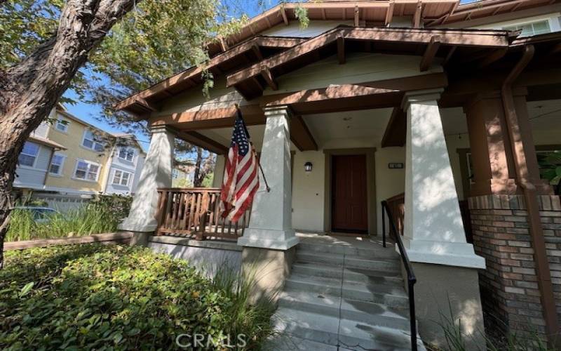 Craftsman Style covered porch