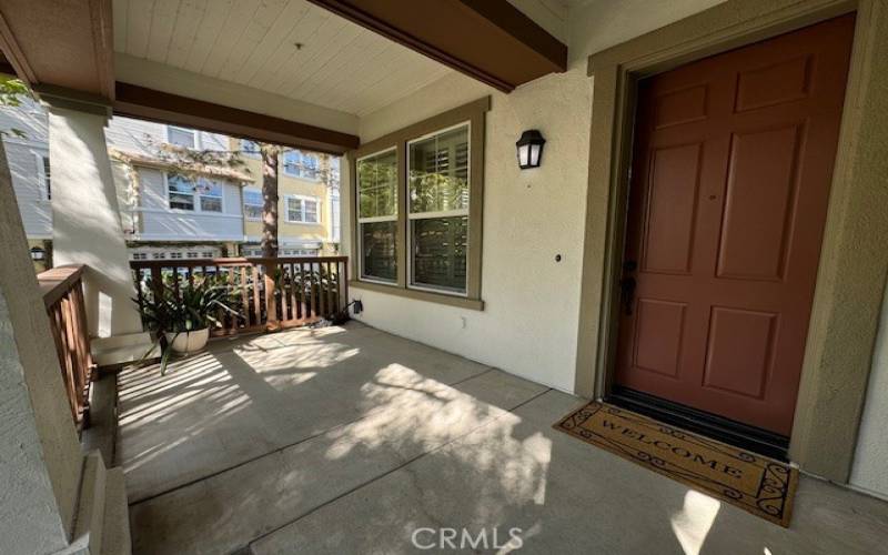 Large front porch