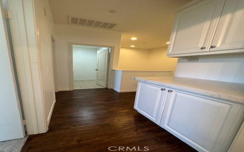 Linen storage in upstairs hallway