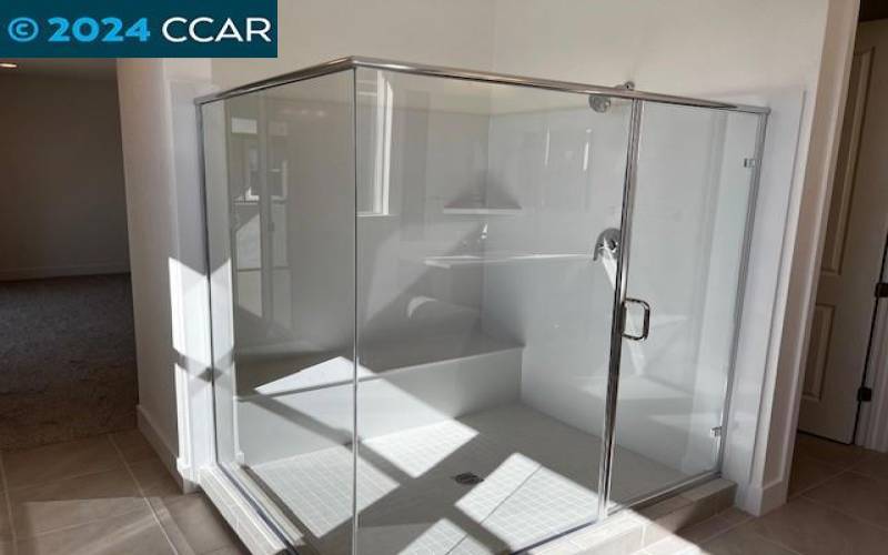 Spacious Primary shower