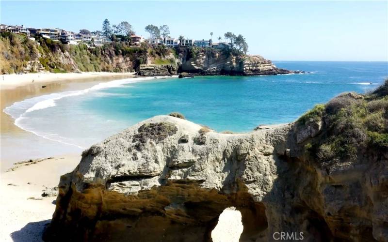 Private Three arch bay beach