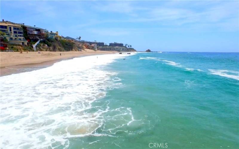 Pristine beach front