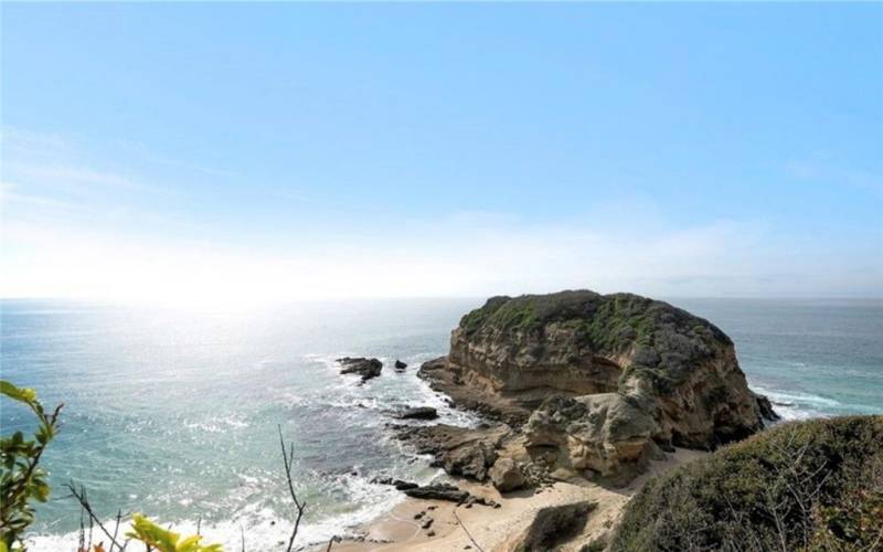 Ocean views with beautiful rock formations