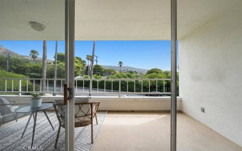 Balcony access from Primary bedroom