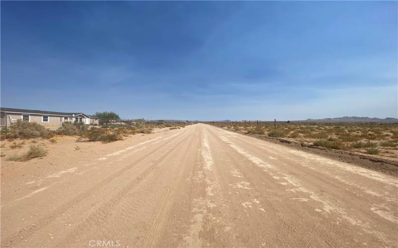 Road looking North