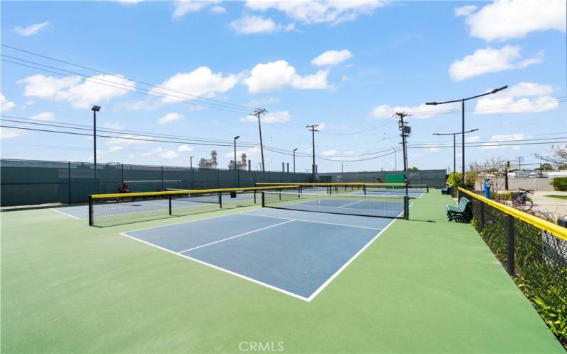 New pickleball courts.