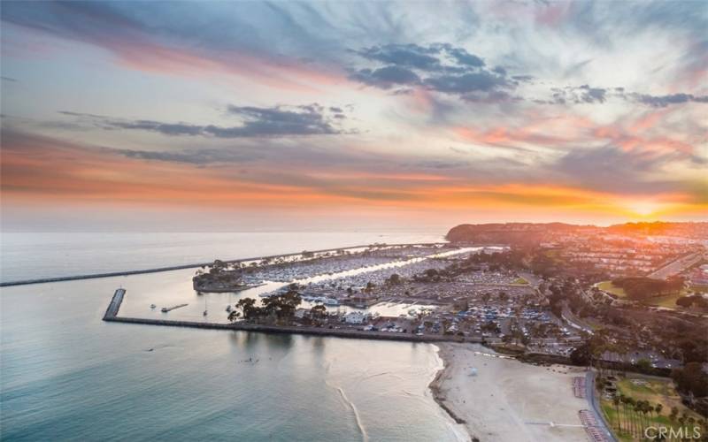 Sunset at Dana Point Harbor is different every evening and so worth the effort to see it!