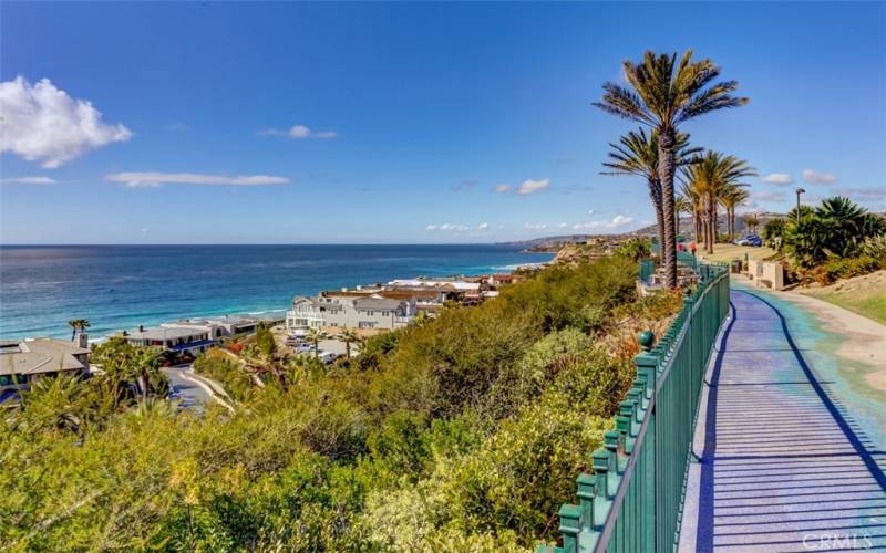 Around the Headland Point is the end of Selva St. from which you can view The Strands, our local Mansion Row.