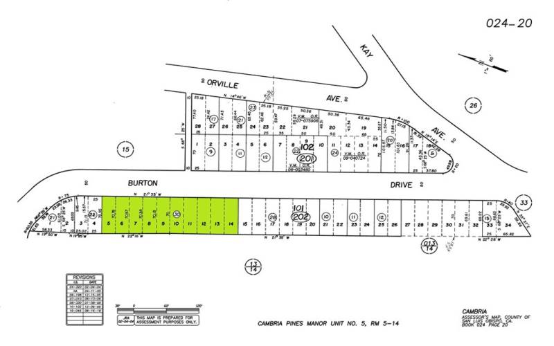 10 lots! Look where my real estate sign is. Thats where the property starts. It goes beyond the fenced area.