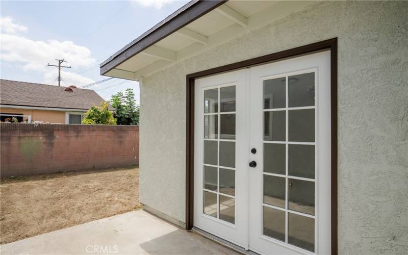 Bonus Room off garage