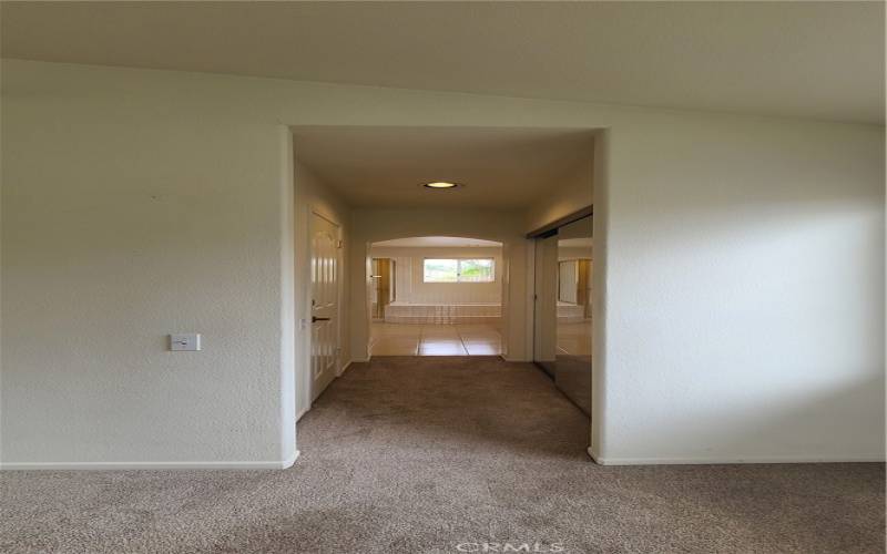 PRIMARY BEDROOM SUITE TO BATHROOM