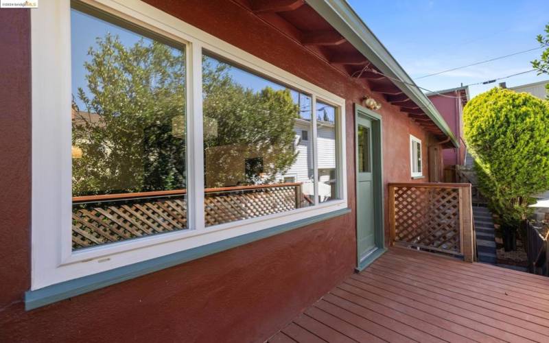 Deck off Dining Area