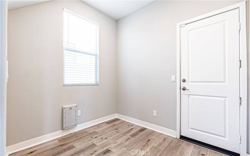 Mud Room or Office Area entry from 3 Car Garage