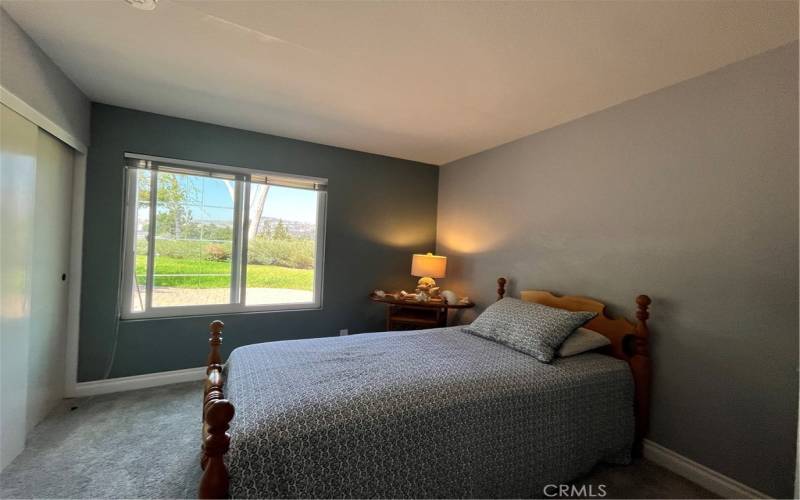 All bedrooms have a view of open space, night lights & hills.