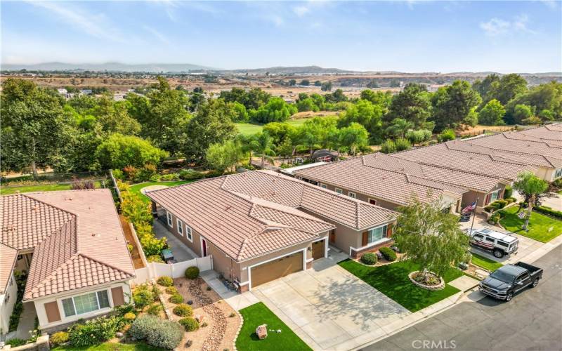 Aerial View of front of Lot