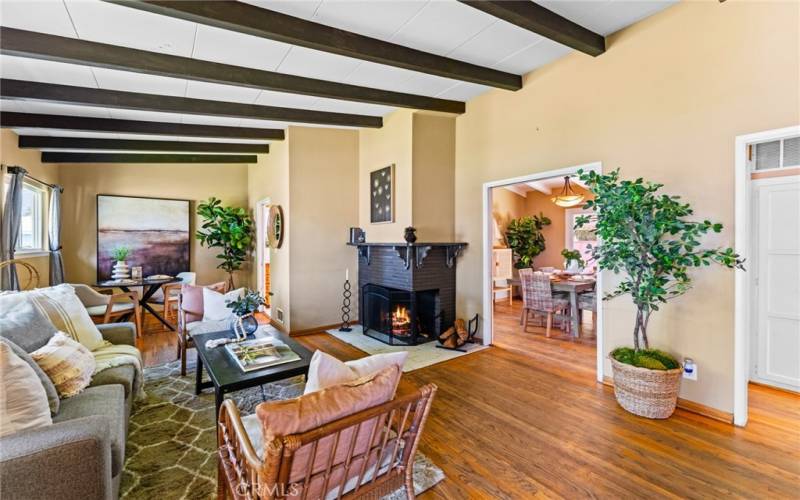 Cozy Fireplace in the Living Room