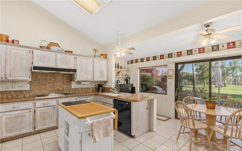 Kitchen expanded to add work space