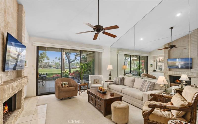 Living Room with gorgeous Double Fairway Views (LR furniture does not come with home)