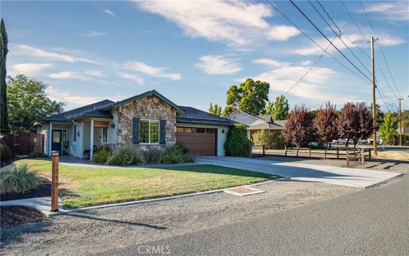 Landscaped front and rear yard with automatic sprinkler system.