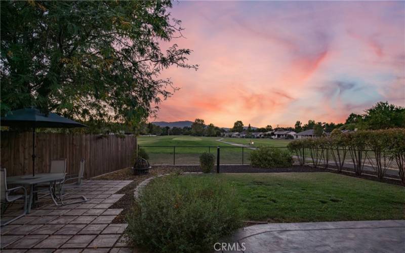 Stunning views from backyard overlooking 17th Fairway...