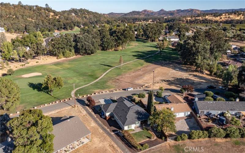 View of home and looking back towards 16th green and fairway...