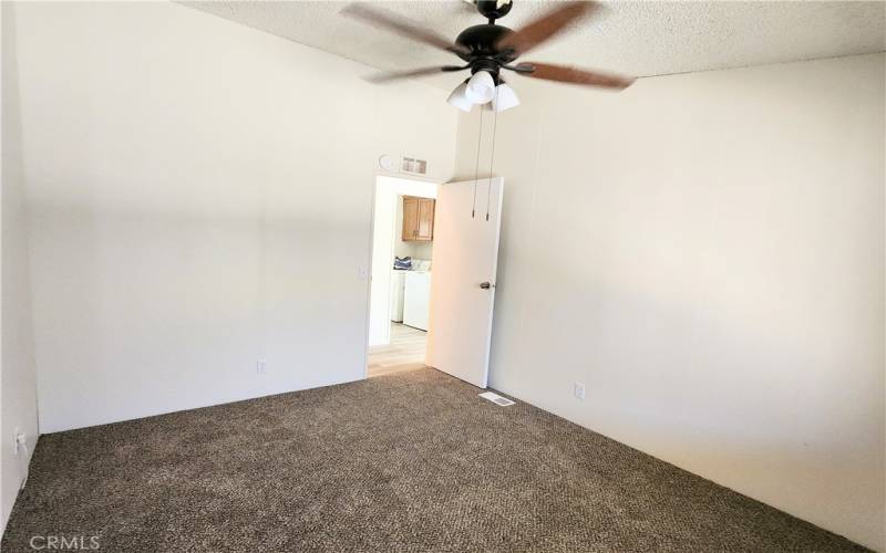 Guest Bedroom with new paint and carpet