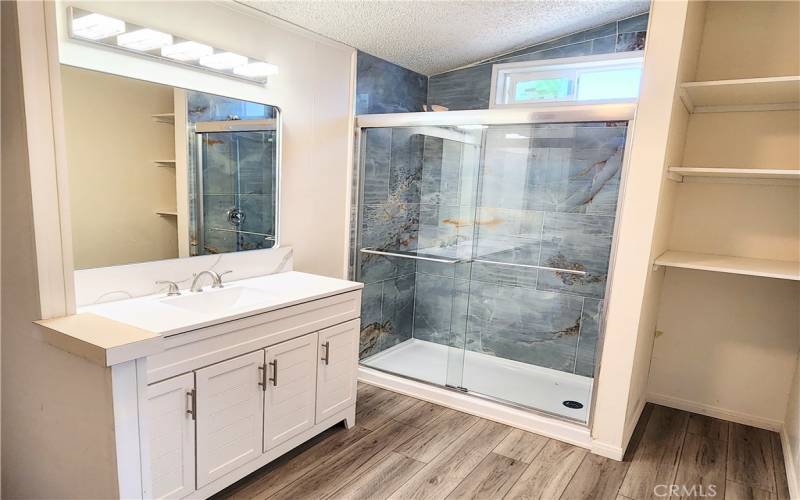 Remodeled Walk in Shower