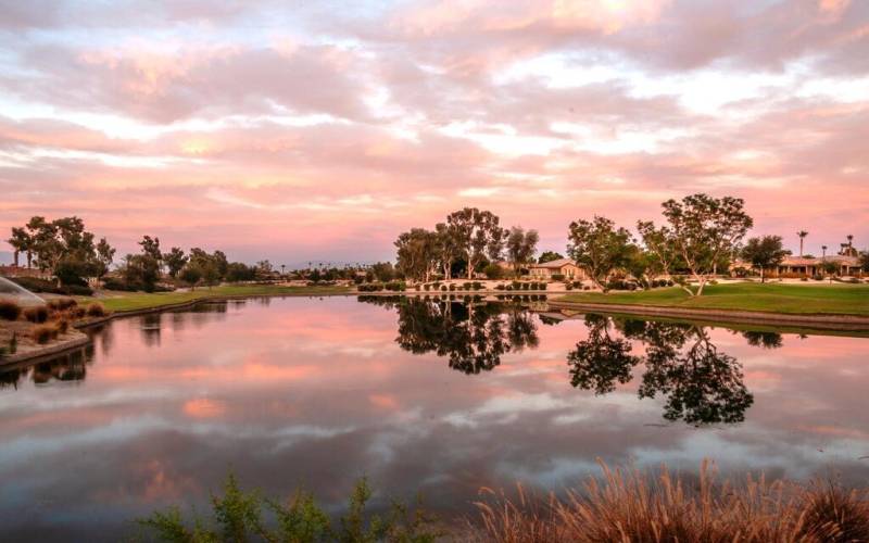 Trilogy - Evening golf,water