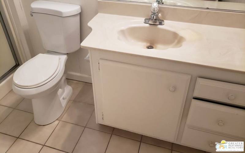 guest bathroom vanity