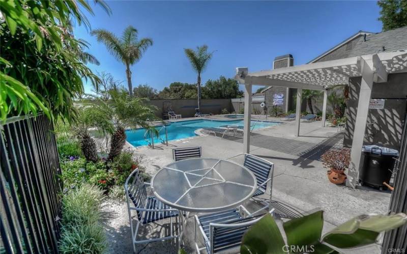 pool and hot tub