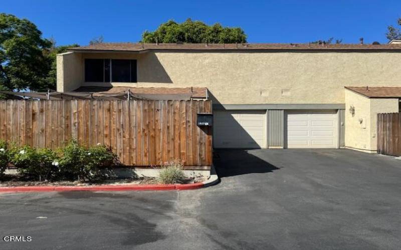 Rear Garage