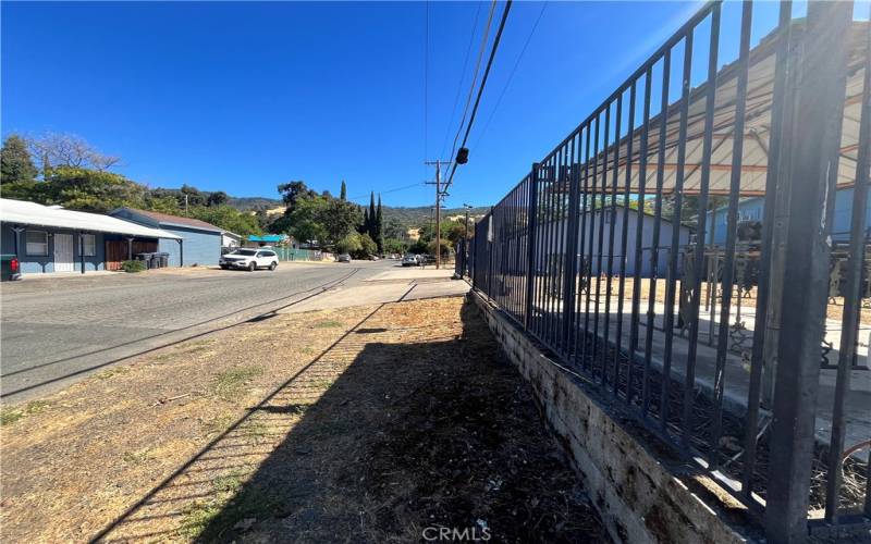 Down fence line