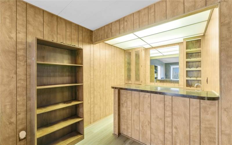 Wet Bar in Family Room