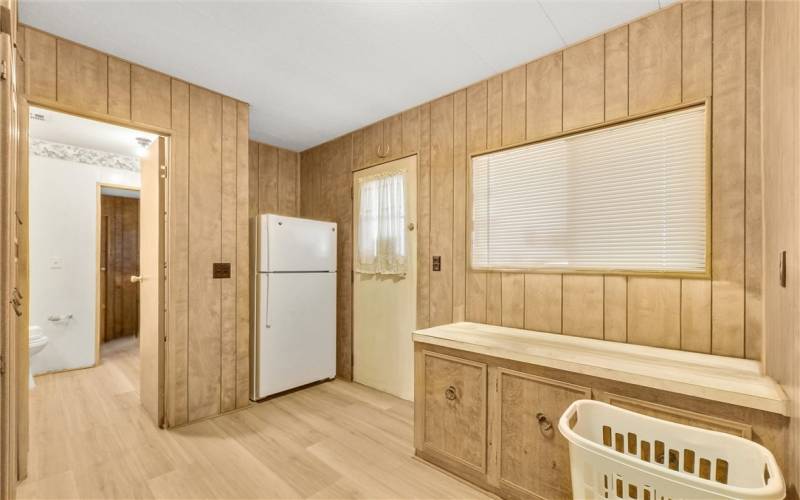 Laundry Room & Back door