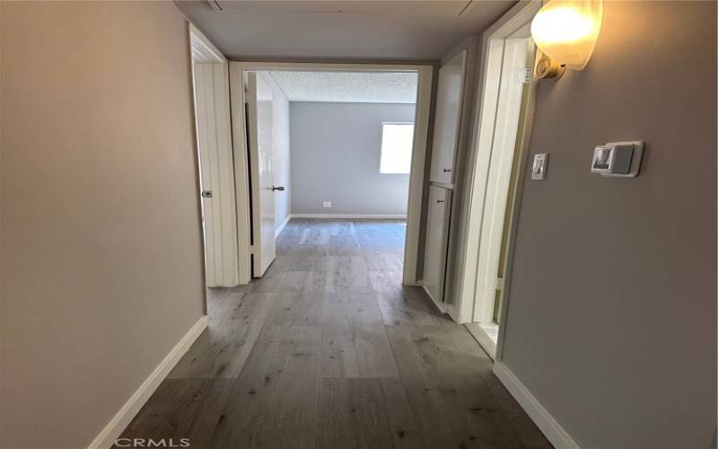 Hallway to bedrooms and bathrooms