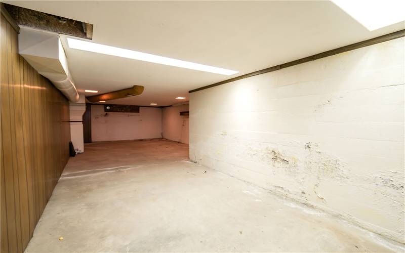 basement partially used as shop