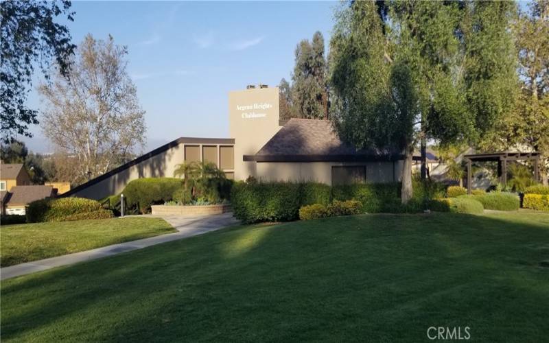 The Aegean Heights Clubhouse located in the center of the community. An Olympic size pool and tennis courts for the neighborhood.