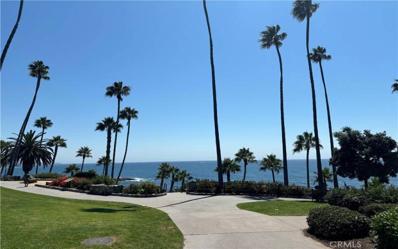 Heisler Park right across the street