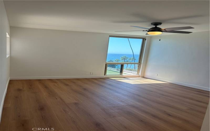 Primary bedroom with Ocean Views and ensuite bathroom